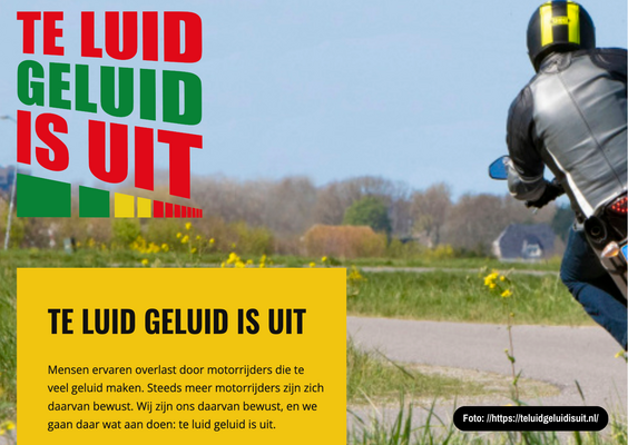 Te luid is uit